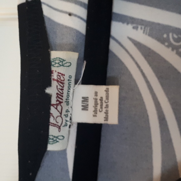 Black and White Patterned Top - Picture 3 of 4